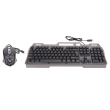 Gaming Keyboard Mouse Combo 104 Keys Mechanical Wired USB Set