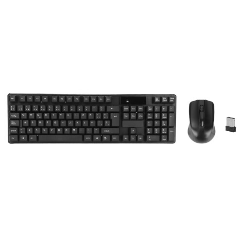 Wireless Keyboard Mouse Combo 2.4G Silent Portable 1600dpi for Laptop 1