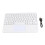 (Dark Green) Bluetooth Keyboard Touchpad 78 Keys Ultra Slim Wireless White 1