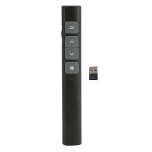 Presentation Clicker 2.4G RF ABS Silicone Wireless Remote for Office