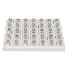 (Double Spring) 35 Pcs 3 Pin RGB SMD Linear Dustproof Preoiled Keyboard Switch Gaming