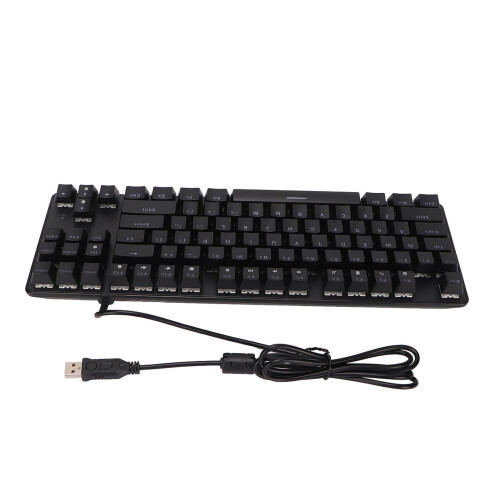 Blue Switch Mechanical Keyboard 87 Key RGB Backlight Gaming Laptop 1