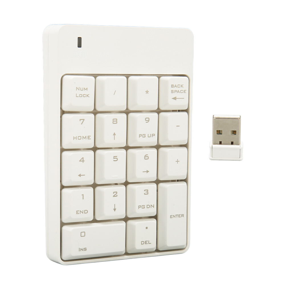 (Black) SK 51AG 2.4G Wireless Numeric Keypad 18 Keys Touch USB White-image-OPC-PKYVQQV-NEW