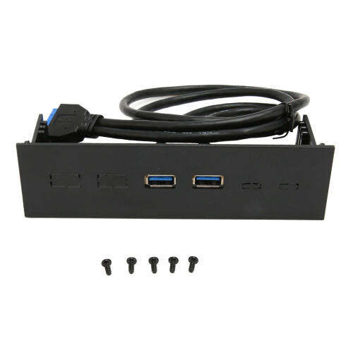 5.25in USB 3.0 Optical Drive Front Panel Metal Bay for PC Case 1