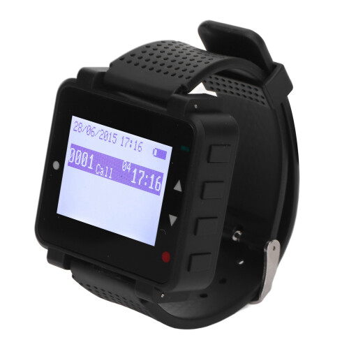 Watch Pager System 500 Channels LCD Waterproof Wireless 2
