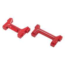 Aluminium Front- und Heckstoßstangenhalter Set für TRX4M 1/18 RC-Crawler Rot