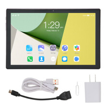 (Purple US Plug) 10.1 Inch Android 12 Tablet 8GB 256GB 5G WiFi 8Core FHD Purple US Plug