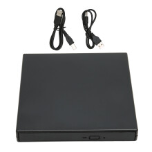 External DVD Drive USB 2.0 Low Noise DVD Burner Laptop Desktop
