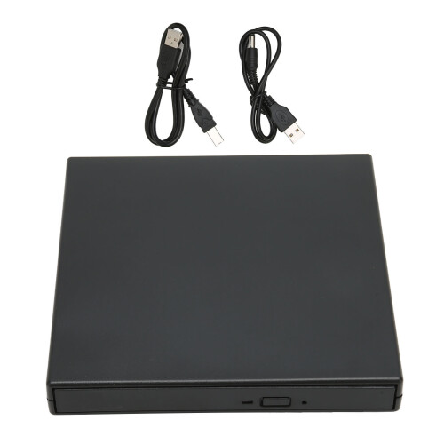 External DVD Drive USB 2.0 Low Noise DVD Burner Laptop Desktop