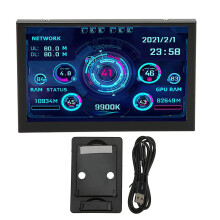 5inch IPS PC Temp Monitor USB-C Customizable for Desktop Gaming