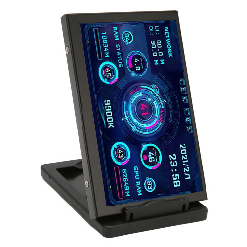 5inch IPS PC Temp Monitor USB-C Customizable for Desktop Gaming 1