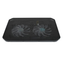 (M10B) Laptop Cooler Height Adjustments High Speed Low Noise Cooling Pad LED