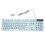 (Pink) Gaming Keyboard USB 104 Key Backlit Ergonomic Foldable Feet Blue 1