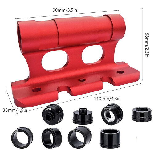 Quick-Install Front Fork Mount Rack - Durable Rust-Resistant Alloy 1