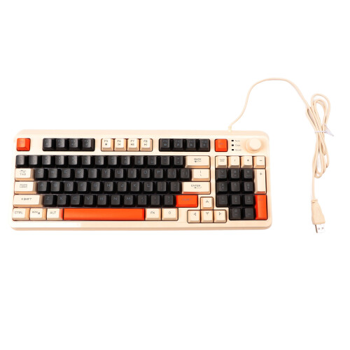 (Bee Version) Gaming Keyboard USB 94 Keys LED Backlit Wired for Desktop Laptop