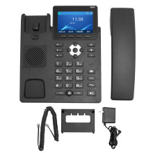 (EU Plug) 3.5in Color Screen IP Phone 2.4G/5G WiFi 1000M RJ45 VoIP US Plug