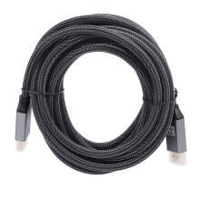 DisplayPort 1.4 Cable 8K 16.4ft Nylon Gray High Speed for PC Monitor