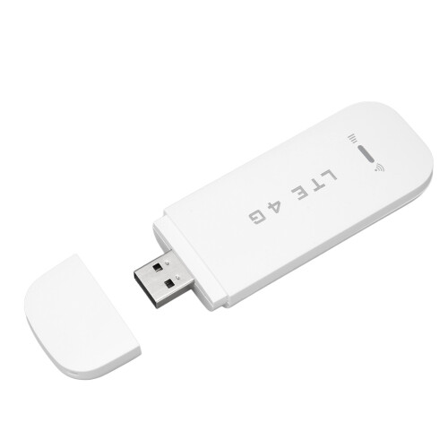 (White) 4G Mobile WiFi Hotspot Mini LTE 150Mbps 10 Devices White