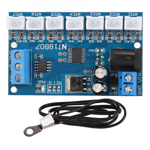 Modbus Tcp Temperature Sensor Array Module 7 Channel RS485 Module NTC Temp Sensor MODBUS RTU PLC Board on OnBuy