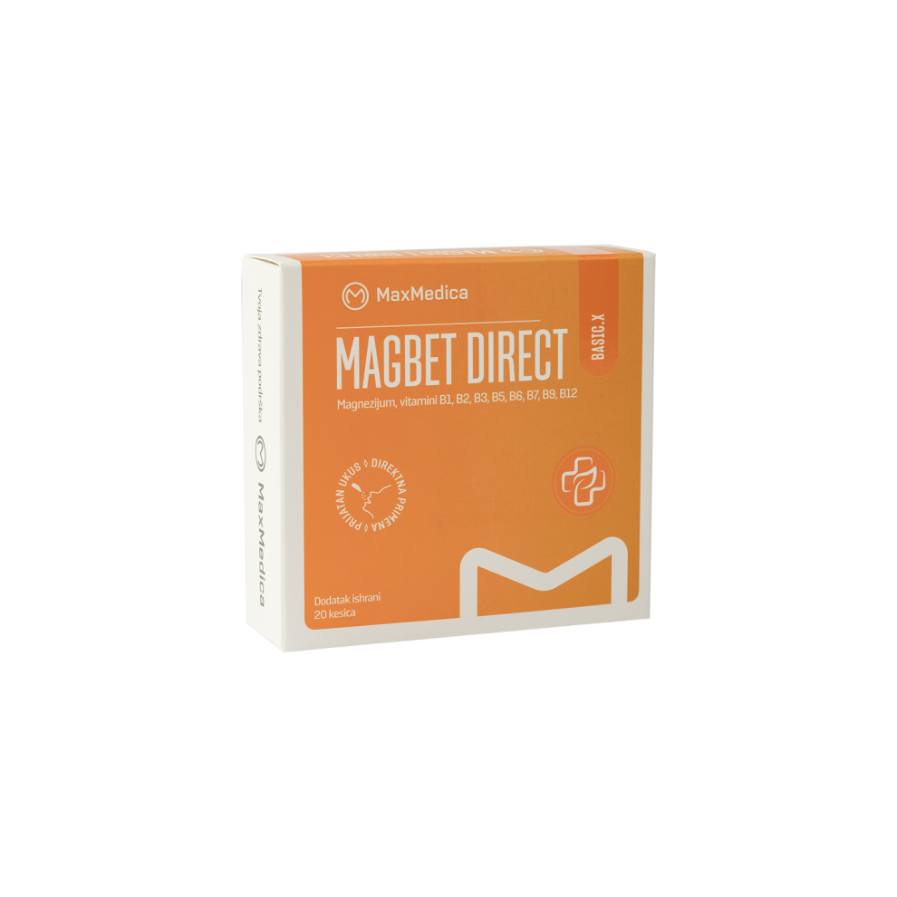 Amazing Herbs Maxmedica Magbet Direct Magnesium & B-Complex