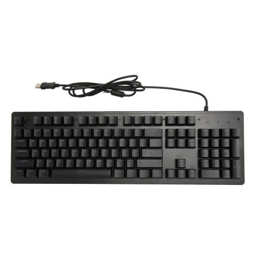 (Brown Switch(Blue White Keycaps)) Gaming Keyboard USB 104 Keys Mechanical RGB Backlit Green Switch