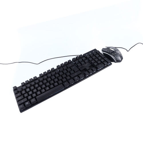 Mechanical Keyboard Wired Mouse Set Ergonomic Gaming Windows 2
