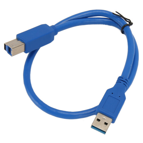 USB3.0 A to B Male 1.64ft 5Gbps High Speed Printer Scanner Cord 1
