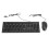 Keyboard Mouse Combo Black Waterproof 104 Keys USB Wired Gaming Office 1
