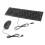 Keyboard Mouse Combo Black Waterproof 104 Keys USB Wired Gaming Office 2