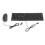 Keyboard Mouse Combo Black Waterproof 104 Keys USB Wired Gaming Office 5