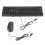 Keyboard Mouse Combo Black Waterproof 104 Keys USB Wired Gaming Office 4