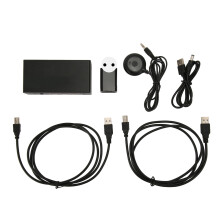 (EU Plug) 2x1 Dual DisplayPort KVM Switch 8K 30Hz 4K 60Hz 3 USB EU