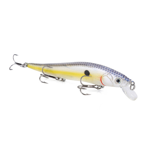 9,5 cm langer Schwanz Minnow Angelhaken Künstlicher Köder für Angler & Köderbox 1