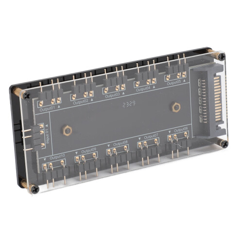 5V 3pin ARGB Hub 10 Way RGB Splitter with Acrylic Case 2