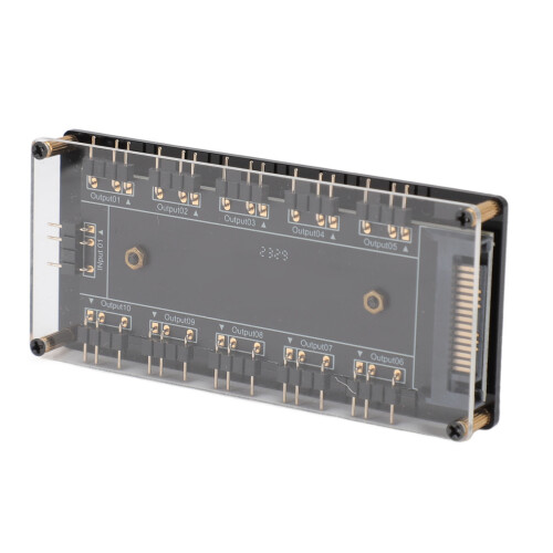 5V 3pin ARGB Hub 10 Way RGB Splitter with Acrylic Case 1