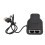 RJ45 Splitter 1 to 2 100Mbps Dual Device LAN Adapter 1