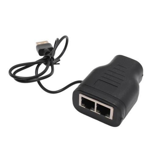 RJ45 Splitter 1 to 2 100Mbps Dual Device LAN Adapter 1