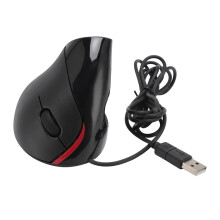 Right Hand Vertical Ergonomic Wired Optical Mouse for Notebook PC