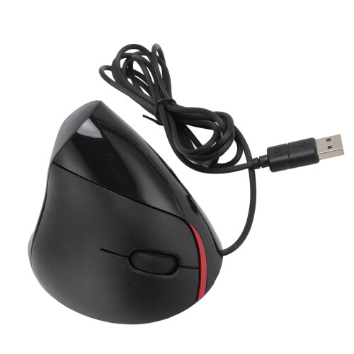 Right Hand Vertical Ergonomic Wired Optical Mouse for Notebook PC 2
