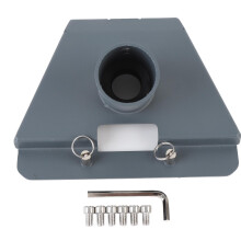 Pipe Adapter V4 Satellite Pole Mount Kit Roof Mount Plate 1.57in