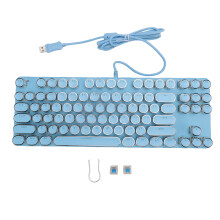 (Blue) 87 Key RGB Backlit Mechanical Gaming Keyboard Blue