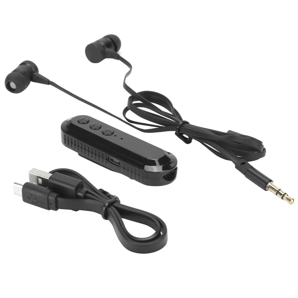 Portable Lavalier Clipon Bluetooth 4.1 Headset Black-image-OPC-PKYVYZ7-NEW