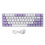 (Green White) 60% RGB Blue Switch 68 Keys Wired Gaming Keyboard 1