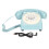 (Lake Blue) Vintage Push Button Telephone Retro Landline Lake Blue 1