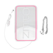 LED Neon Open Sign Dimmable USB Light for Bars Shops