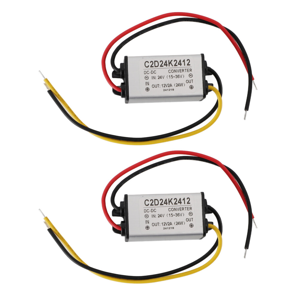 Dc 24V To 12V 2A Voltage Regulator Converter Ip68 Waterproof 586395902612