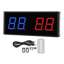 LED Scoreboard USB Wireless Remote 5 Brightness Digital Tabletop