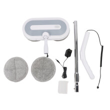 (EU Plug 100-240V) Cordless Electric Mop Auto Water Spray Home Floor Cleaning US Plug