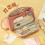Anko large-capacity corduroy pencil case black 1