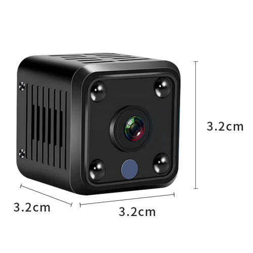 X6 Square Camera Indoor Wireless WIFI Night Vision 360 Black 2